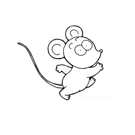 可爱小老鼠简笔画大全