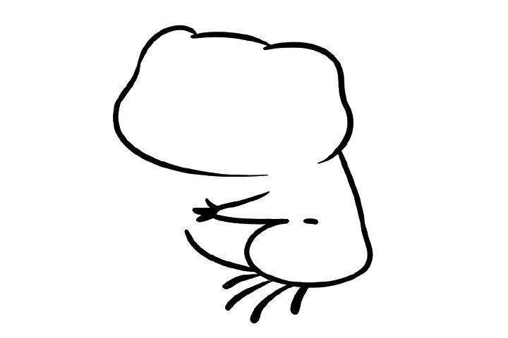 4.画青蛙的手