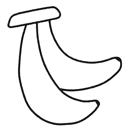 香蕉简笔画步骤3