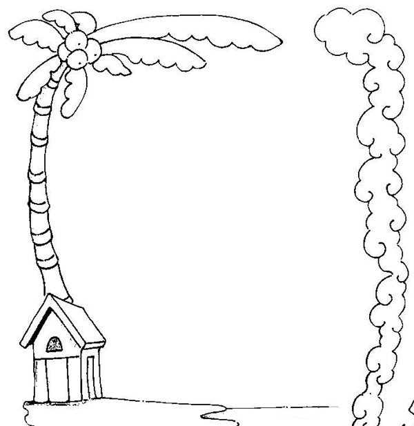椰子树和房子
