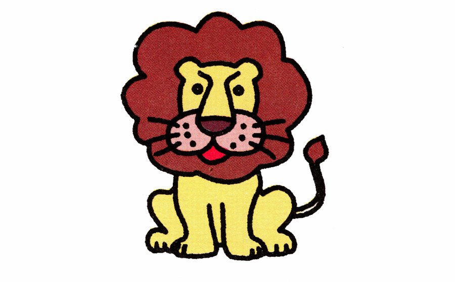 简笔画狮子的画法