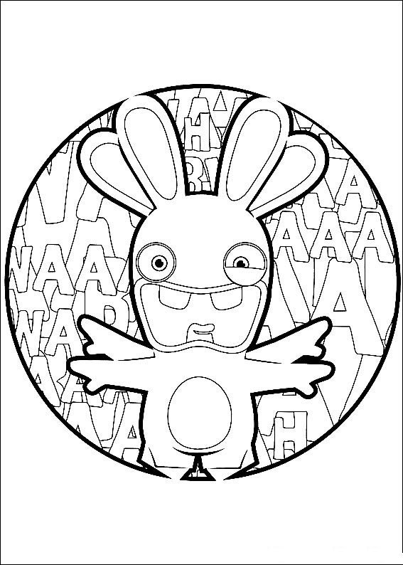 疯狂的兔子简笔画