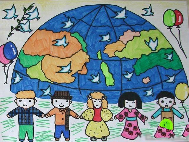 庆六一儿童画 六一国际儿童节