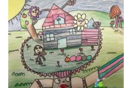 快乐的假期暑假生活绘画作品欣赏