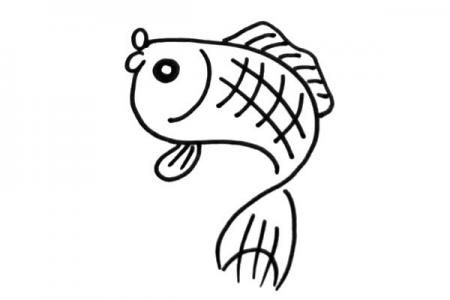 海底世界 一些简笔画的小鱼小虾米