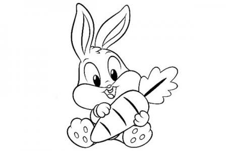 3张可爱的小兔子简笔画图片