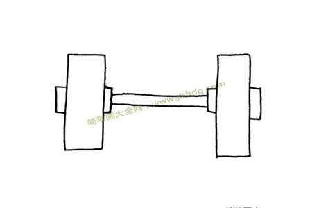 杠铃简笔画图片