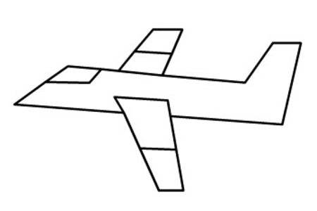 怎么画飞机简笔画