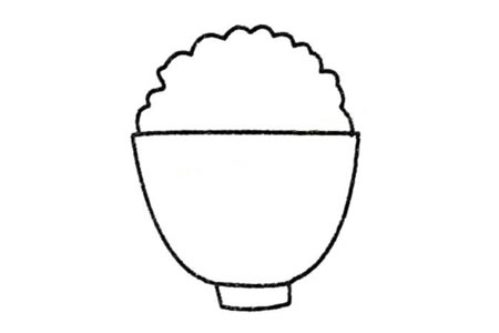 米饭简笔画大全及画法步骤
