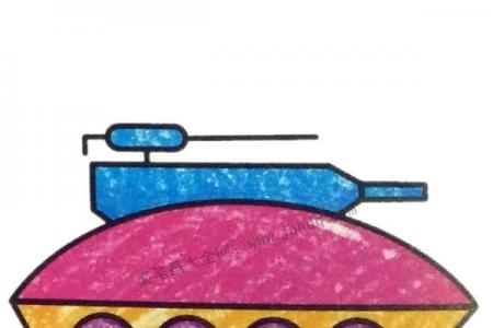 坦克简笔画怎么画