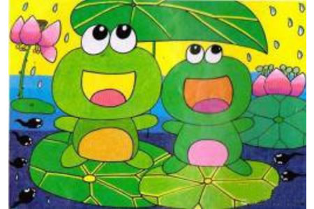 儿童画教案 小蝌蚪找妈妈