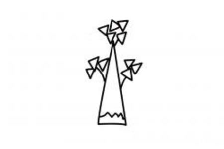 简单小树的画法