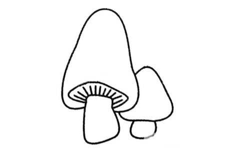 蘑菇简笔画大全