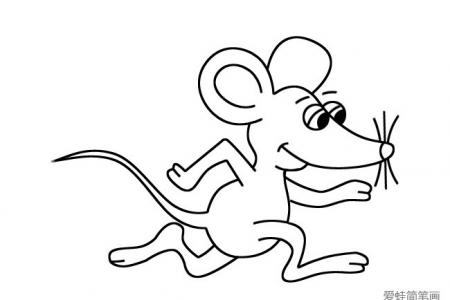 十二生肖-老鼠的简笔画