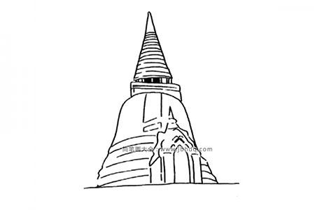 世界著名建筑 泰国佛塔
