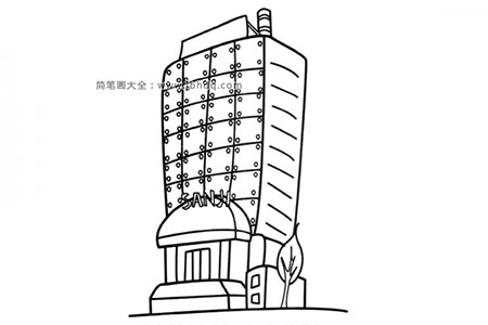 商场简笔画图片