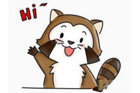 简笔画教程 小浣熊简笔画步骤