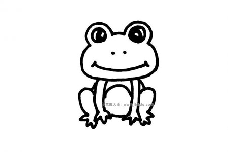 小青蛙简笔画图片
