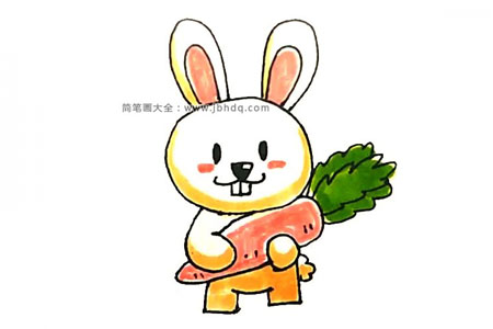 爱胡萝卜的小兔子
