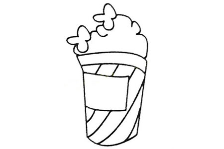 爆米花简笔画大全及画法步骤