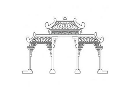 门头简笔画