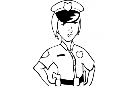 女警官