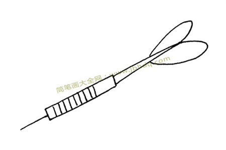 一支飞镖简笔画