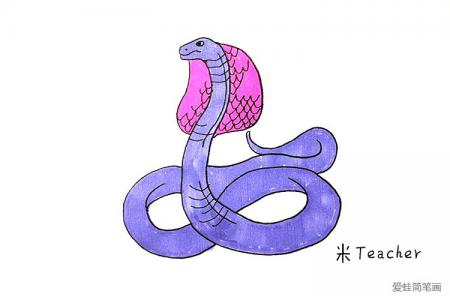7步画出可怕的眼镜蛇