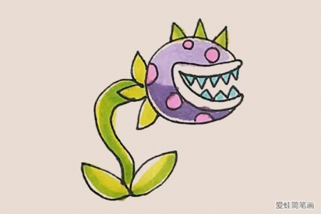 最美简笔画——食人花