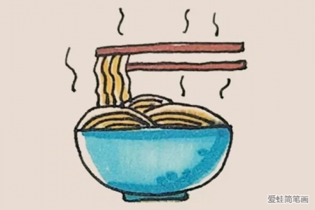 简笔画之面条