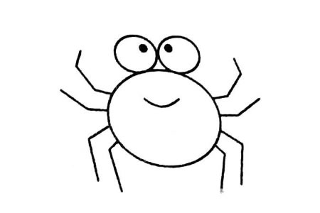 蜘蛛简笔画图片及画法步骤