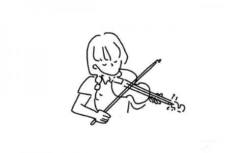 拉小提琴的女孩子太优雅啦！ ​​​​