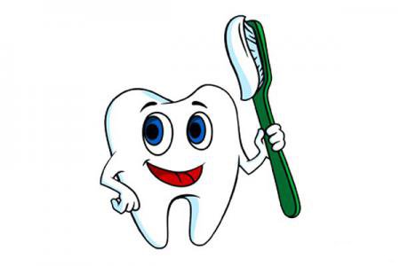 全国爱牙日简笔画图片「带颜色」