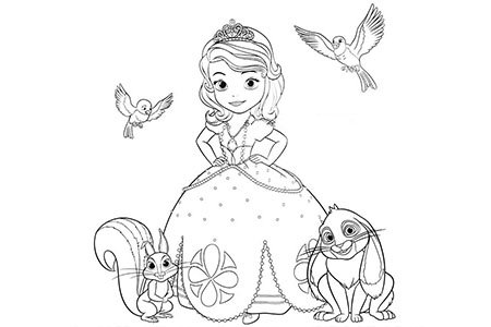 小公主苏菲亚和她的动物朋友