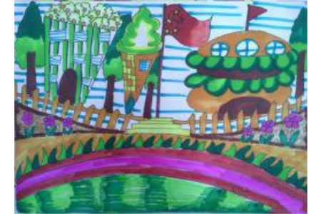 儿童画春天的味蕾