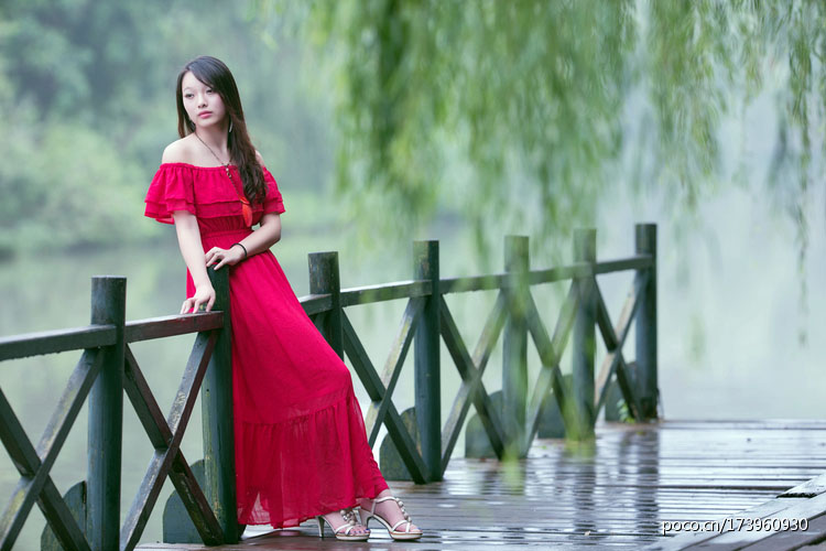 点击大图看下一张：雨后杨柳岸的美丽风景2