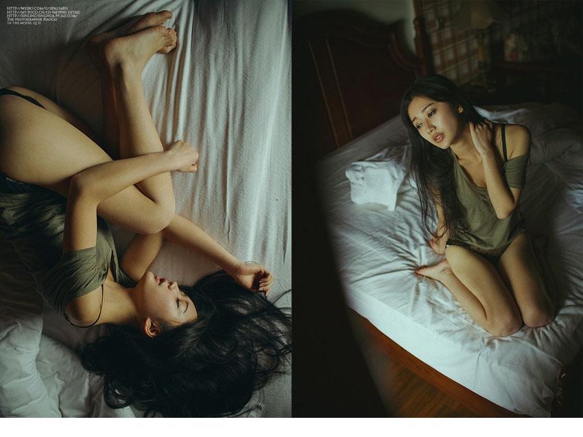 点击大图看下一张:性感90后小清新美腿诱惑私房秀1