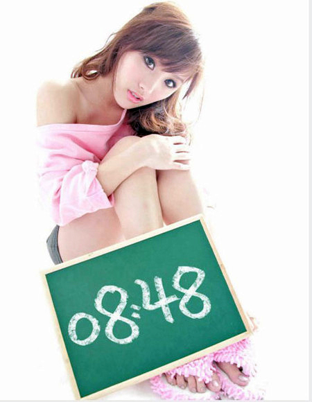 点击大图看下一张：香港靓模Dada陈静可爱写真1