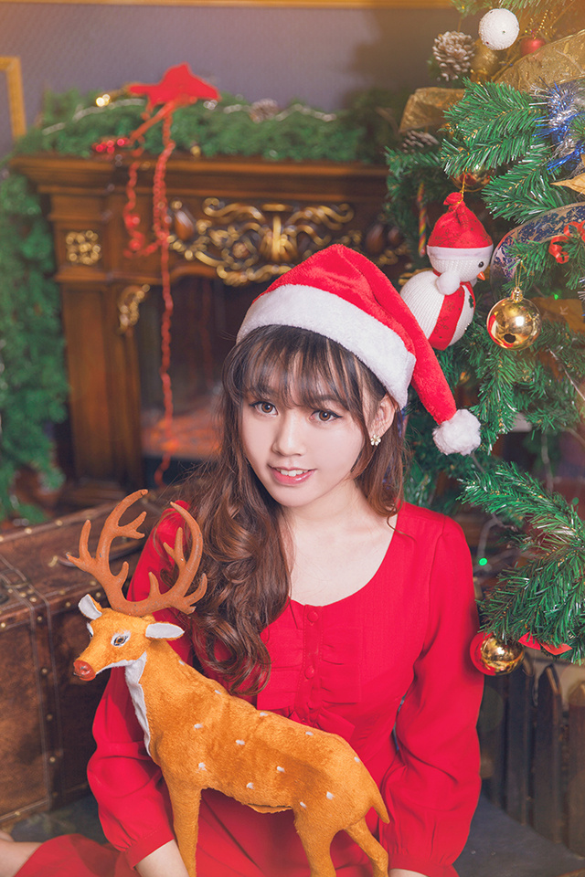点击大图看下一张：小鹿姑娘的唯美圣诞1