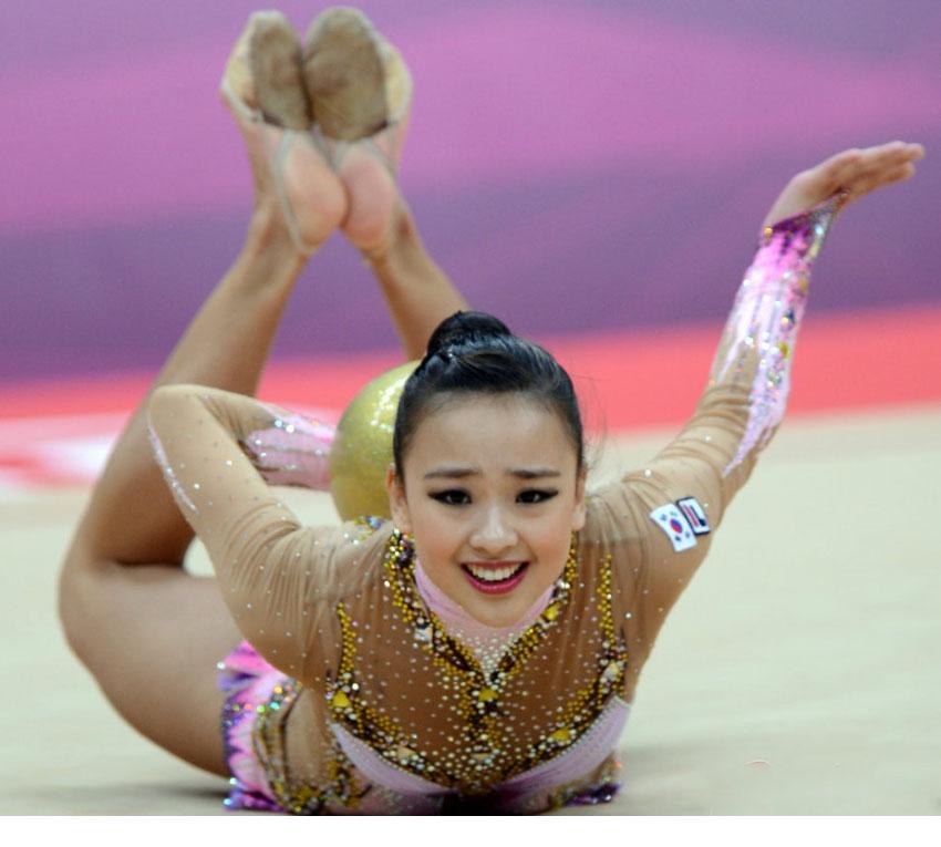 点击大图看下一张：韩国萌萝莉孙妍在奥运体操美艳登场6