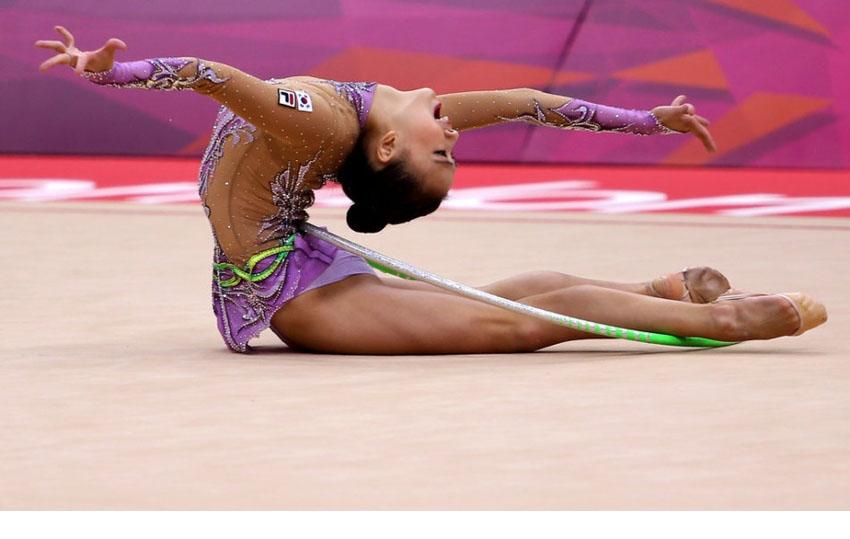 点击大图看下一张：韩国萌萝莉孙妍在奥运体操美艳登场1