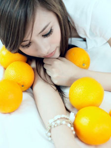 可爱香甜的橙子姑娘