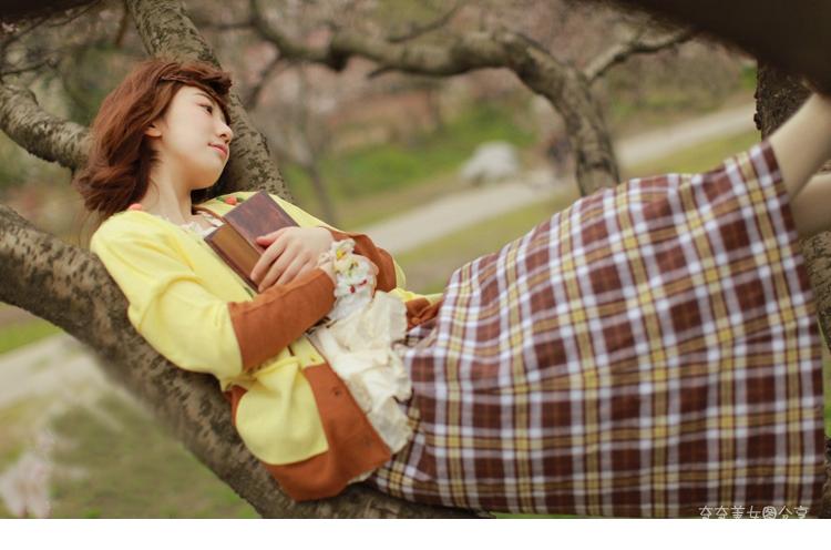点击大图看下一张：甜美糖果系少女浪漫樱花林的美丽故事2