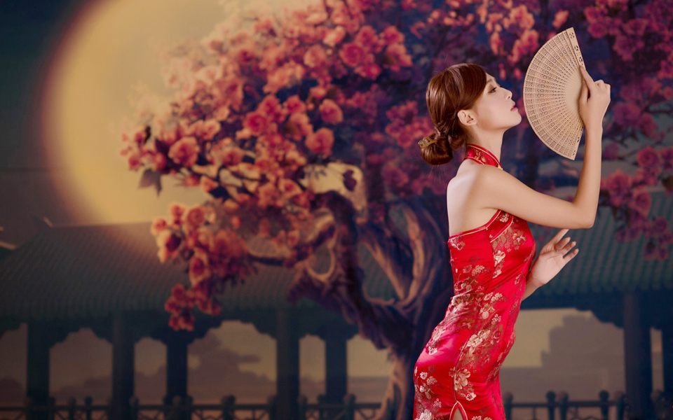 点击大图看下一张:古典美女气质迷人写真4