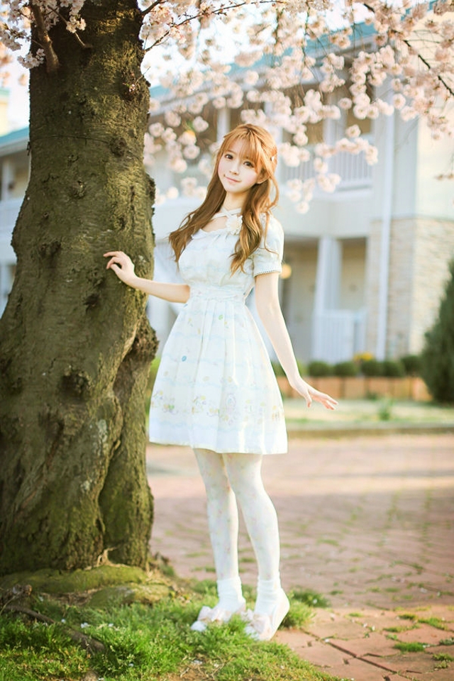 点击大图看下一张：韩国嫩模美少女yurisa图片4
