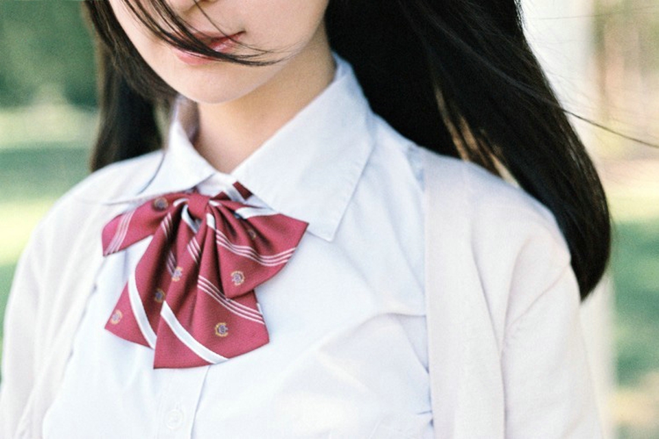 点击大图看下一张：日系甜美妹子清新唯美青涩写真12