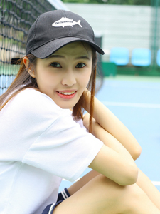 清新网球少女甜美运动写真