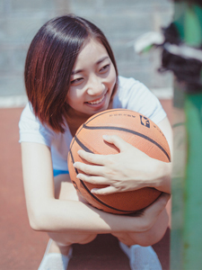 清新篮球少女可爱写真清凉一夏