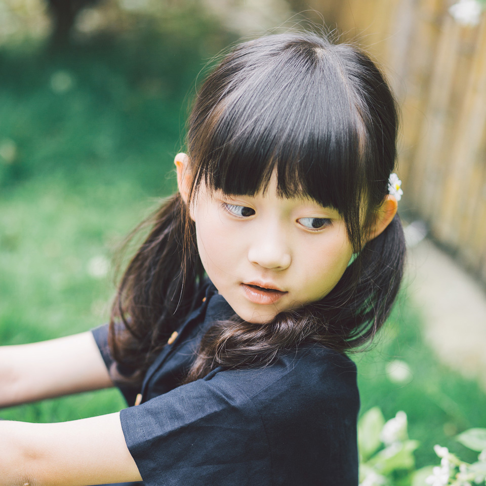 点击大图看下一张：可爱童星小葡萄日系动感写真