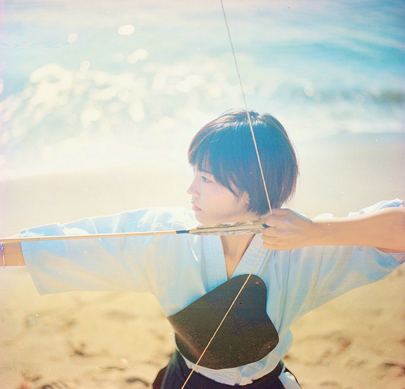 点击大图看下一张：日系弓道少女率性服装自由